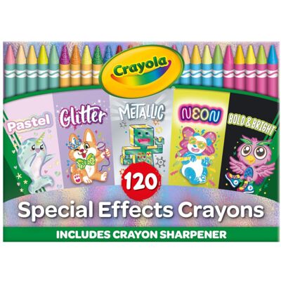 Crayola Crayons in Specialty Colors (120ct), Art Supplies for Kids, Gifts for Bo Crayola Crayons in Specialty Colors (120ct), Art Supplies for Kids, Gifts for Bo