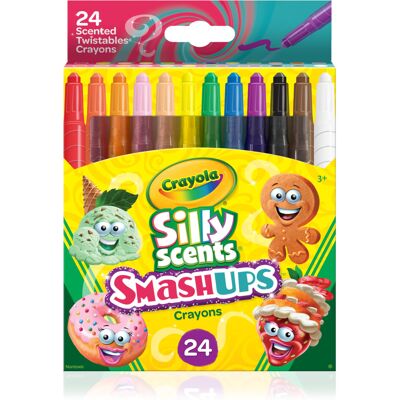 Crayola Silly Scents Smash Ups Mini Twistables Scented Crayons, 24 Count Crayola Silly Scents Smash Ups Mini Twistables Scented Crayons, 24 Count