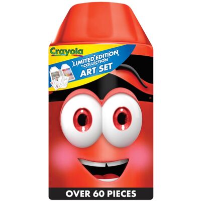 Crayola Coloring Set with Limited Edition Red Art Case, Limited Edition Crayons, Crayola Coloring Set with Limited Edition Red Art Case, Limited Edition Crayons,