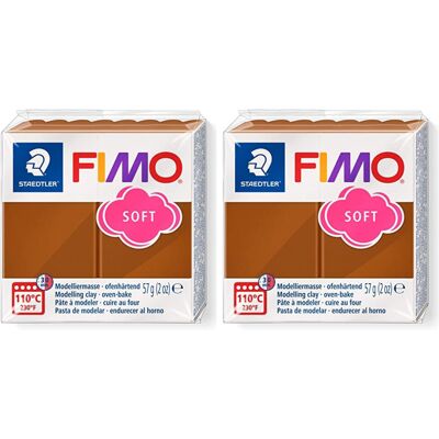 STAEDTLER 8020-7 FIMO Soft Oven-Hardening Polymer Modelling Clay - Caramel (1 x STAEDTLER 8020-7 FIMO Soft Oven-Hardening Polymer Modelling Clay - Caramel (1 x