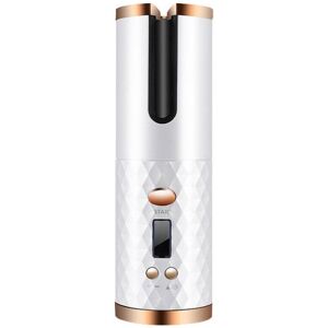 Unbranded (White) Cordless Automatic Hair Curler Portable Curling Tongs Unbranded (White) Cordless Automatic Hair Curler Portable Curling Tongs