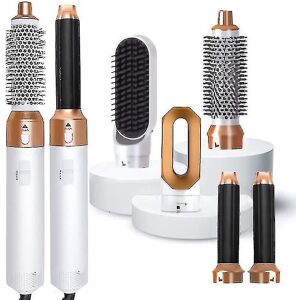 Unbranded 5 In 1 Styler hot Brush Dryer straighteners Wrapper (white ) Unbranded 5 In 1 Styler hot Brush Dryer straighteners Wrapper (white )