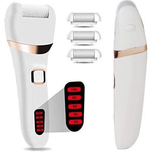 SinoDragon Electric Foot File, USB Rechargeable Hard Skin Remover with 3 Rollers SinoDragon Electric Foot File, USB Rechargeable Hard Skin Remover with 3 Rollers