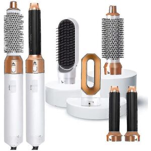 Unbranded 5 In 1 Styler,airwrap Styler With Hot Brush Dryer,straighteners Wrapper (white G Unbranded 5 In 1 Styler,airwrap Styler With Hot Brush Dryer,straighteners Wrapper (white G