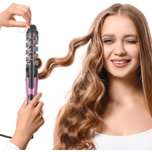 Unbranded (Hot Pink) Curling Iron Cordless Automatic Curling Iron,ceramic Auto Hair Curler Unbranded (Hot Pink) Curling Iron Cordless Automatic Curling Iron,ceramic Auto Hair Curler