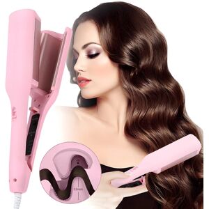 Unbranded (Purple ) Hair Curling Iron 32mm Deep Wave Hair Curler 4 Temperature Adjustable Unbranded (Purple ) Hair Curling Iron 32mm Deep Wave Hair Curler 4 Temperature Adjustable