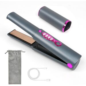Unbranded Wireless Hair Straightener Curler 2 in 1, Mini Portable Travel Wireless Hair Str Unbranded Wireless Hair Straightener Curler 2 in 1, Mini Portable Travel Wireless Hair Str