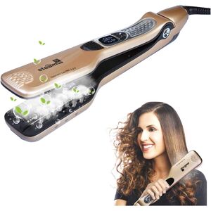 Unbranded Hair straightener flat iron, professional steam straightener, anti-scalding comb Unbranded Hair straightener flat iron, professional steam straightener, anti-scalding comb