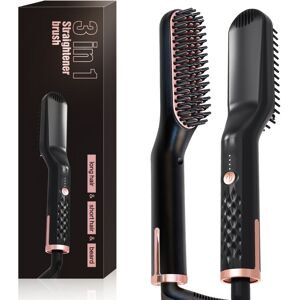 Unbranded Mens Beard Straightener Brush- Electric Ionic Faster Quick Heated Comb for Men L Unbranded Mens Beard Straightener Brush- Electric Ionic Faster Quick Heated Comb for Men L