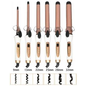 Unbranded (UK Plug, 22MM) 9-32mm Professional Ceramic Curling Iron Led Curling Wand Salon Unbranded (UK Plug, 22MM) 9-32mm Professional Ceramic Curling Iron Led Curling Wand Salon