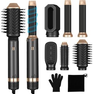 Unbranded (Black) Hair Dryer Brush 6 in 1, Hair Styler with Brush Massage Brush, Hair Curl Unbranded (Black) Hair Dryer Brush 6 in 1, Hair Styler with Brush Massage Brush, Hair Curl