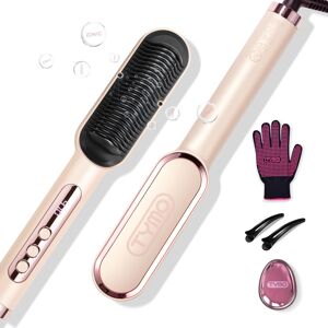 TYMO Hair Straightener Comb Plus - Hair Straightening Brush & Iron with Nano Tit TYMO Hair Straightener Comb Plus - Hair Straightening Brush & Iron with Nano Tit
