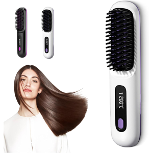 Unbranded Portable Straightener Brush - GoBrush PRO, Numoya Go Brush Pro Cordless Straight Unbranded Portable Straightener Brush - GoBrush PRO, Numoya Go Brush Pro Cordless Straight