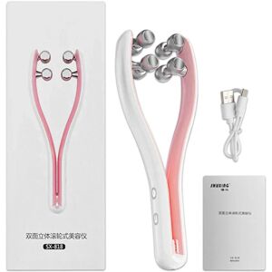GreenZech (Pink) 2-in-1 Face Lifting Machine - USB Rechargeable 3D Roller Massager for You GreenZech (Pink) 2-in-1 Face Lifting Machine - USB Rechargeable 3D Roller Massager for You