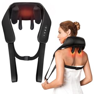 Unbranded Shiatsu Neck and Shoulder Massager with Heat, Cordless 4D Deep Tissue Kneading P Unbranded Shiatsu Neck and Shoulder Massager with Heat, Cordless 4D Deep Tissue Kneading P
