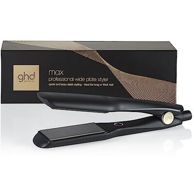 ghd Max Styler - Professional Wide Plate Hair Straighteners - Black ghd Max Styler - Professional Wide Plate Hair Straighteners - Black