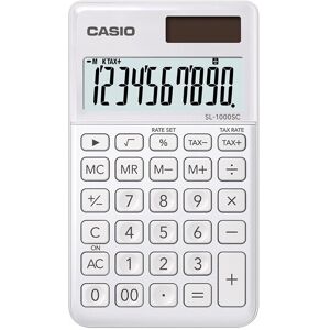 Casio SL-1000SC-WE calculator Pocket Basic White Casio SL-1000SC-WE calculator Pocket Basic White