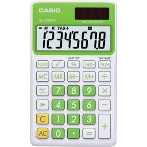 Casio SL-300VC Standard Function Calculator Green 2.75 x 4.63 Casio SL-300VC Standard Function Calculator Green 2.75 x 4.63