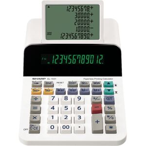 Sharp EL1501 Paperless Printing Calculator - EL1501 Sharp EL1501 Paperless Printing Calculator - EL1501