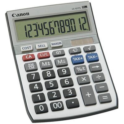 Canon 12 Digit Desktop Dual Power Calculator Canon 12 Digit Desktop Dual Power Calculator