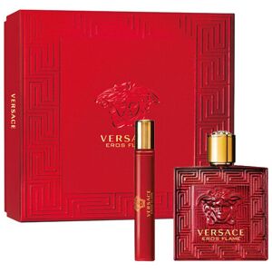Versace Eros Flame Gift Set 100ml EDP + 10ml EDP + Toiletry Bag Versace Eros Flame Gift Set 100ml EDP + 10ml EDP + Toiletry Bag
