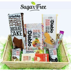 Diablo Sugar Free Gift Hamper - 7-Item Diabetic Snack Box (Cake, Wafers, Bars) - Diablo Sugar Free Gift Hamper - 7-Item Diabetic Snack Box (Cake, Wafers, Bars) -