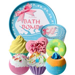 Aofmee Bath Bombs Gift Set, Handmade Bubble and Floating Fizzies Spa Kit, Shea a Aofmee Bath Bombs Gift Set, Handmade Bubble and Floating Fizzies Spa Kit, Shea a