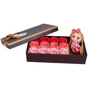 Kricely (Purple, One size) 12 Scented Rose Flower Bath Soap Gift Box with Doll for Birth Kricely (Purple, One size) 12 Scented Rose Flower Bath Soap Gift Box with Doll for Birth