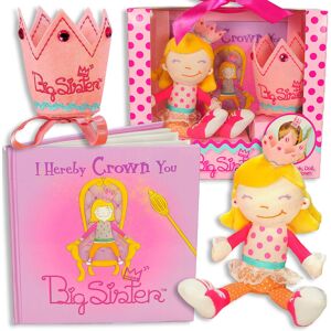 Tickle & Main Big Sister Gift Set, I Hereby Crown You Big Sister Book, Doll, and Tickle & Main Big Sister Gift Set, I Hereby Crown You Big Sister Book, Doll, and