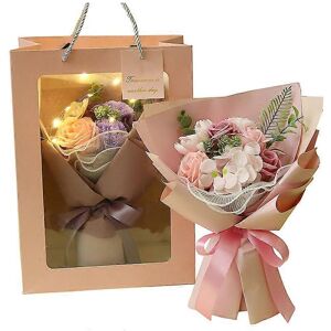 Unbranded (As show, One size) Preserved Flower Carnation Soap Bouquet Rose Flower Mother& Unbranded (As show, One size) Preserved Flower Carnation Soap Bouquet Rose Flower Mother&