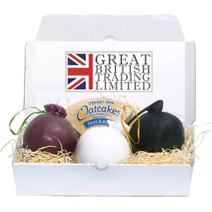 GREAT BRITISH TRADING LIMITED Shorrocks Lancashire Cheese Gift Hamper 3 x 230g with oatcakes GREAT BRITISH TRADING LIMITED Shorrocks Lancashire Cheese Gift Hamper 3 x 230g with oatcakes
