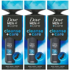 (Buy 3) Dove Men+Care Cleanse+Care Gift Set with Clean Comfort Bodywash & Socks (Buy 3) Dove Men+Care Cleanse+Care Gift Set with Clean Comfort Bodywash & Socks