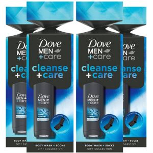 (Buy 4) Dove Men+Care Cleanse+Care Gift Set with Clean Comfort Bodywash & Socks (Buy 4) Dove Men+Care Cleanse+Care Gift Set with Clean Comfort Bodywash & Socks