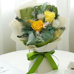Unbranded Gifts for Women, Preserved Green Real Rose Bouquet for Birthday, Valentine's Day Unbranded Gifts for Women, Preserved Green Real Rose Bouquet for Birthday, Valentine's Day