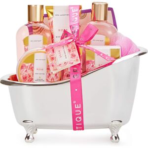 Spa Luxetique Spa Gift Set, Pamper Gifts for Women, 8pcs Rose Bath Gift Set with Spa Luxetique Spa Gift Set, Pamper Gifts for Women, 8pcs Rose Bath Gift Set with