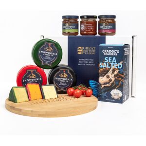 Great British Trading - Snowdonia Cheese Gift Hamper - 3x Cheese Truckles - 3x Snowdonia Chutney Jars Great British Trading - Snowdonia Cheese Gift Hamper - 3x Cheese Truckles - 3x Snowdonia Chutney Jars