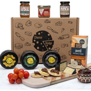 The Cheese Wedge Co. Luxury Cheese Pate Hamper Gift Set 7 Gourmet Items Including Handmade Che The Cheese Wedge Co. Luxury Cheese Pate Hamper Gift Set 7 Gourmet Items Including Handmade Che