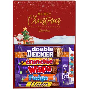 Chocoluxe Co Christmas Chocolate Gift Box Hamper Made with Assortment of D Chocoluxe Co Christmas Chocolate Gift Box Hamper Made with Assortment of D