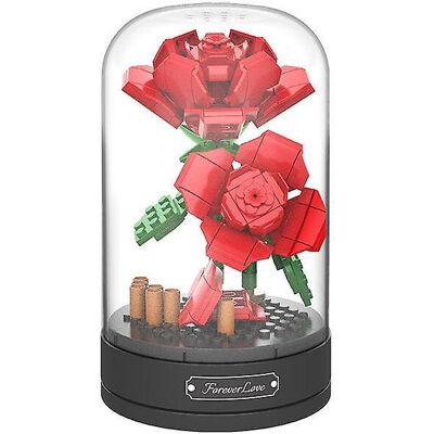 Unbranded (JK2675) Building Blocks Flowers Bouquet Diy Building Toys Set With Music Box Fo Unbranded (JK2675) Building Blocks Flowers Bouquet Diy Building Toys Set With Music Box Fo