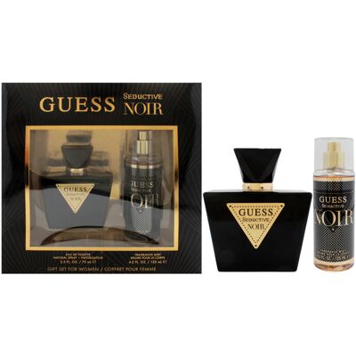 Guess Seductive Noir by Guess for Women - 2 Pc Gift Set 2.5oz EDT Spray, 4.2oz F Guess Seductive Noir by Guess for Women - 2 Pc Gift Set 2.5oz EDT Spray, 4.2oz F