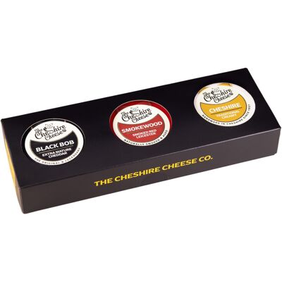 Cheshire Cheese Company Traditional Trio of Cheese Gift Box Three AwardWinning Waxed Truckles by t Cheshire Cheese Company Traditional Trio of Cheese Gift Box Three AwardWinning Waxed Truckles by t