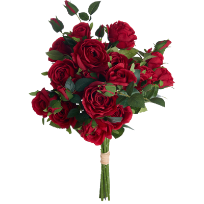 Beliani Artificial Flower Bouquet BOIRO 65 cm Red Beliani Artificial Flower Bouquet BOIRO 65 cm Red