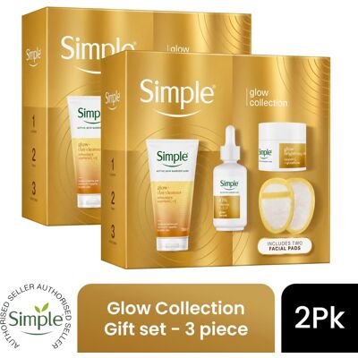 (Pack of 2) Simple Glow Gift set, 3 piece, Choose your pack 1,2,3 or 4 (Pack of 2) Simple Glow Gift set, 3 piece, Choose your pack 1,2,3 or 4
