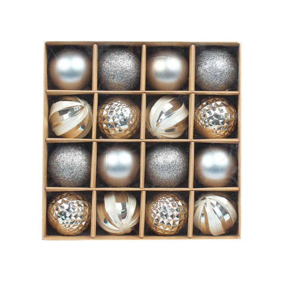 Unbranded (Silver) Christmas Balls Ornaments for Xmas Christmas Tree Christmas Tree Decora