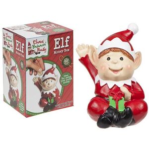 Unbranded 772029 - 5.5cm Polystone Naughty Elf Hand-Painted Money Box Elf Christmas Corn Unbranded 772029 - 5.5cm Polystone Naughty Elf Hand-Painted Money Box Elf Christmas Corn