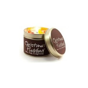 Lily-Flame Lily Flame Candle in a Tin - Christmas Pudding Lily-Flame Lily Flame Candle in a Tin - Christmas Pudding