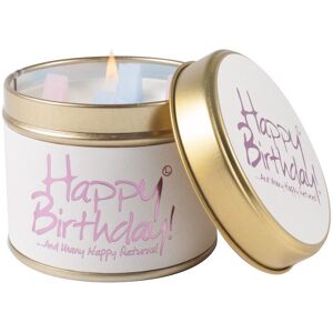 Lily-Flame Lily Flame candle in a Tin - Happy Birthday Lily-Flame Lily Flame candle in a Tin - Happy Birthday