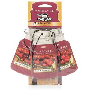 Yankee Candle 1137658E Car Freshener, Car Jar Bonus 3 Pack, Black Cherry Yankee Candle 1137658E Car Freshener, Car Jar Bonus 3 Pack, Black Cherry