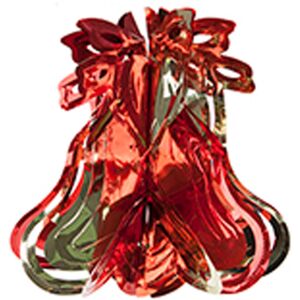 Snow White Christmas Foil Ceiling Decorations - Red & Gold 30cm Bell Snow White Christmas Foil Ceiling Decorations - Red & Gold 30cm Bell