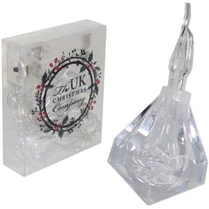 Unbranded 10 Acrylic Warm White LED Battery Droplet Lights - Christmas Decoration Unbranded 10 Acrylic Warm White LED Battery Droplet Lights - Christmas Decoration